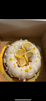 Sinfully Lemon and Cream Pound Cake (Whole Cake)