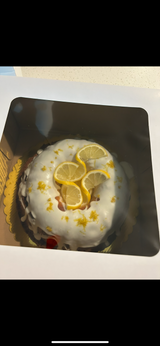 Sinfully Lemon and Cream Pound Cake (Whole Cake)