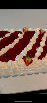 Strawberry Short Cake - Half Sheet Cake