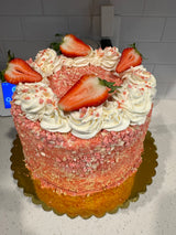 Strawberry Crumble Cake