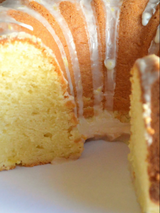 Sinfully Lemon and Cream Pound Cake (Whole Cake)