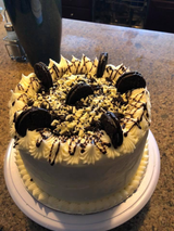 Dad's Cookies & Cream Cake – 9 inch round (Two Layer Cake)