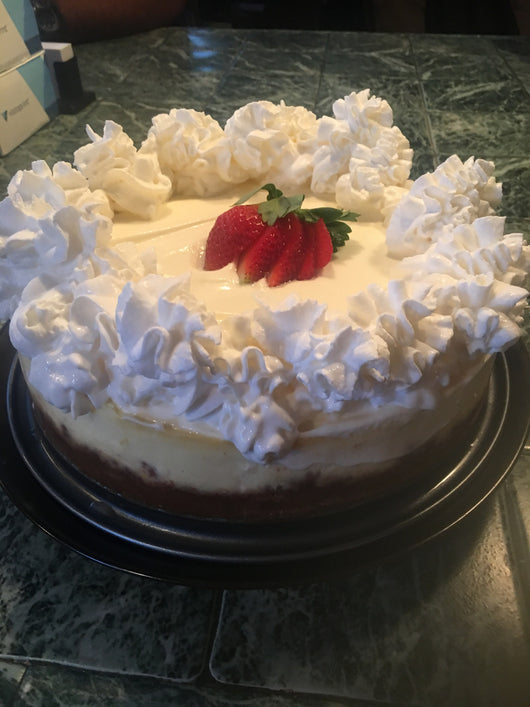Traditional Plain Cheesecake (9 inch round)