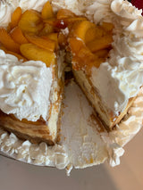 Peach Cobbler Cheesecake